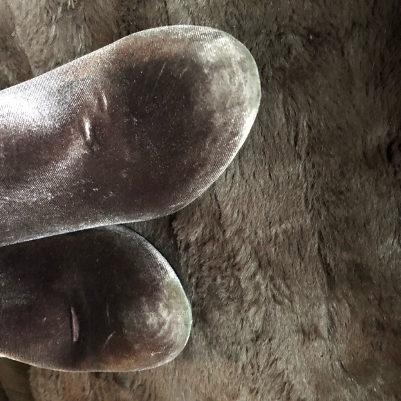 New Look Wide Fit Velvet Boots - Picture 5 of 5